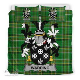 Irish Wadding Coat of Arms Family Crest Ireland Bedding Set Irish National Tartan Irish County Bedding Set Duvet Covers