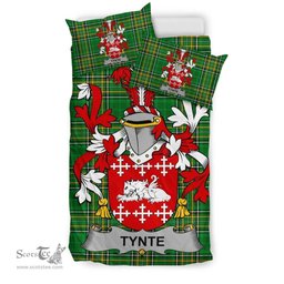 Irish Tynte Coat of Arms Family Crest Ireland Bedding Set Irish National Tartan Irish County Bedding Set Duvet Covers