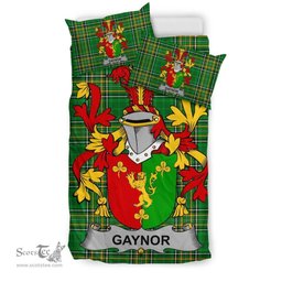 Irish Gaynor or McGaynor Coat of Arms Family Crest Ireland Bedding Set Irish National Tartan Irish County Bedding Set Duvet Covers