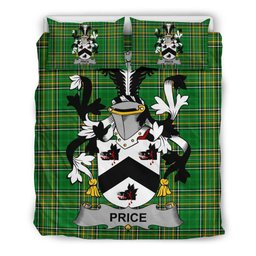 Irish Price Coat of Arms Family Crest Ireland Bedding Set Irish National Tartan Irish County Bedding Set Duvet Covers
