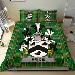 Irish Price Coat of Arms Family Crest Ireland Bedding Set Irish National Tartan Irish County Bedding Set Duvet Covers
