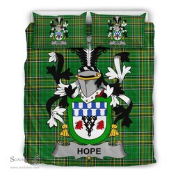 Irish Hope Coat of Arms Family Crest Ireland Bedding Set Irish National Tartan Irish County Bedding Set Duvet Covers