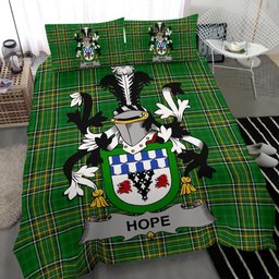 Irish Hope Coat of Arms Family Crest Ireland Bedding Set Irish National Tartan Irish County Bedding Set Duvet Covers