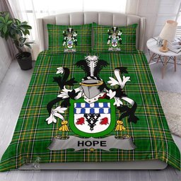 Irish Hope Coat of Arms Family Crest Ireland Bedding Set Irish National Tartan Irish County Bedding Set Duvet Covers