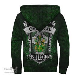 Irish Bury or Berry Coat of Arms Family Crest Ireland Sherpa Hoodie Original Irish Legend Sherpa Hoodie