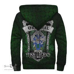 Irish Cotter or MacCotter Coat of Arms Family Crest Ireland Sherpa Hoodie Original Irish Legend Sherpa Hoodie