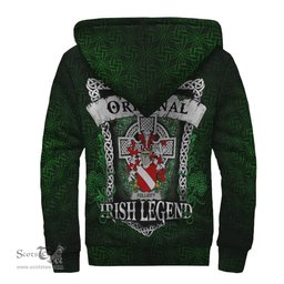 Irish Folliott Coat of Arms Family Crest Ireland Sherpa Hoodie Original Irish Legend Sherpa Hoodie