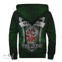 Irish Family Crest Ireland Coat of Arms Family Crest Ireland Sherpa Hoodie Original Irish Legend Sherpa Hoodie