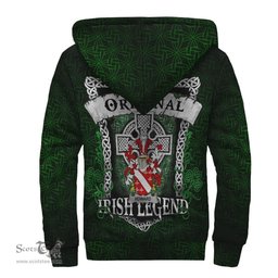 Irish Howard Coat of Arms Family Crest Ireland Sherpa Hoodie Original Irish Legend Sherpa Hoodie