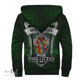 Irish Graves or Greaves Coat of Arms Family Crest Ireland Sherpa Hoodie Original Irish Legend Sherpa Hoodie