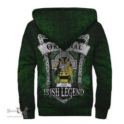 Irish McFall Coat of Arms Family Crest Ireland Sherpa Hoodie Original Irish Legend Sherpa Hoodie