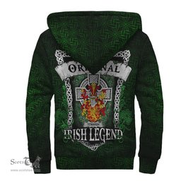 Irish Titmarsh Coat of Arms Family Crest Ireland Sherpa Hoodie Original Irish Legend Sherpa Hoodie