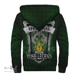 Irish Sheridan Coat of Arms Family Crest Ireland Sherpa Hoodie Original Irish Legend Sherpa Hoodie