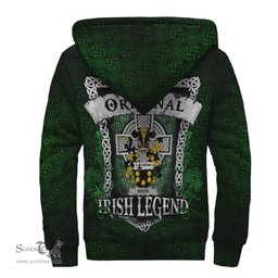 Irish Nixon Coat of Arms Family Crest Ireland Sherpa Hoodie Original Irish Legend Sherpa Hoodie