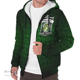 Irish Low Coat of Arms Family Crest Ireland Sherpa Hoodie Original Irish Legend Sherpa Hoodie