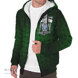 Irish Norris Coat of Arms Family Crest Ireland Sherpa Hoodie Original Irish Legend Sherpa Hoodie