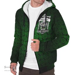 Irish Neilan or O'Neylan Coat of Arms Family Crest Ireland Sherpa Hoodie Original Irish Legend Sherpa Hoodie