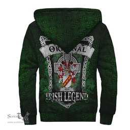 Irish Veile or Veale Coat of Arms Family Crest Ireland Sherpa Hoodie Original Irish Legend Sherpa Hoodie