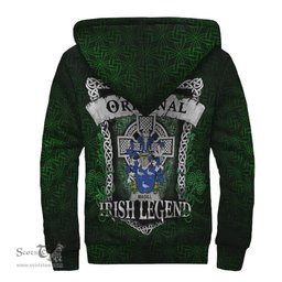 Irish Magill Coat of Arms Family Crest Ireland Sherpa Hoodie Original Irish Legend Sherpa Hoodie