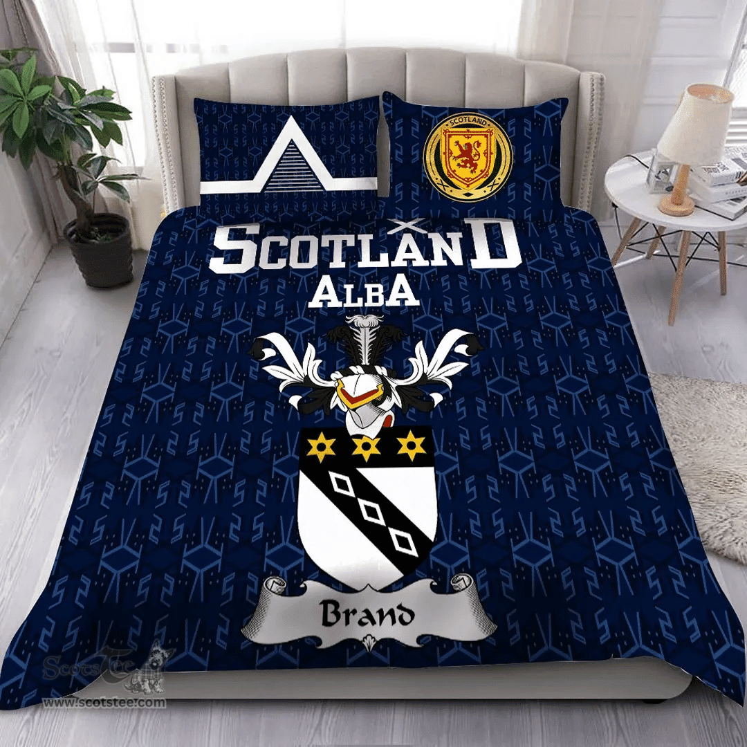Scottish Brand Family Crest Tartan Bedding Set Scottish Home Duvet Covers 1991 Style