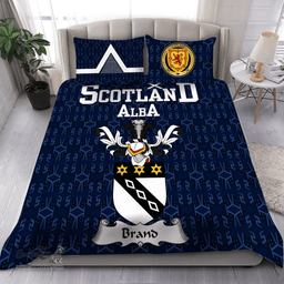 Scottish Brand Family Crest Tartan Bedding Set Scottish Home Duvet Covers 1991 Style
