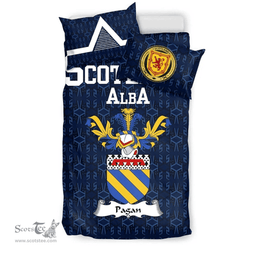 Scottish Pagan Family Crest Tartan Bedding Set Scottish Home Duvet Covers 1991 Style
