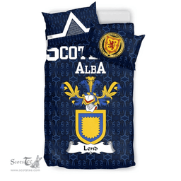 Scottish Lend Family Crest Tartan Bedding Set Scottish Home Duvet Covers 1991 Style