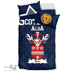 Scottish Robe Family Crest Tartan Bedding Set Scottish Home Duvet Covers 1991 Style