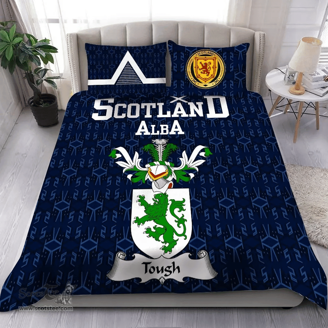 Scottish Tough Family Crest Tartan Bedding Set Scottish Home Duvet Covers 1991 Style