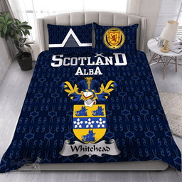Scottish Whitehead Family Crest Tartan Bedding Set Scottish Home Duvet Covers 1991 Style