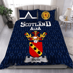 Scottish Sheild Family Crest Tartan Bedding Set Scottish Home Duvet Covers 1991 Style