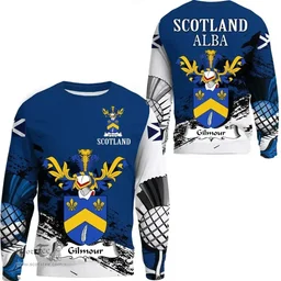 Scottish Gilmour Clan Scottish Family Crest Scotland Alba Thistle Sweatshirt