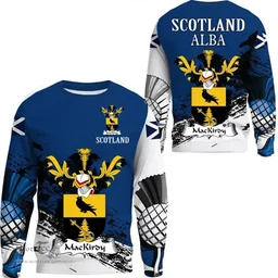 Scottish MacKirdy Clan Scottish Family Crest Scotland Alba Thistle Sweatshirt