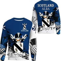 Scottish MacTaggart Clan Scottish Family Crest Scotland Alba Thistle Sweatshirt