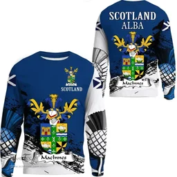 Scottish MacInnes Clan Scottish Family Crest Scotland Alba Thistle Sweatshirt