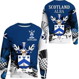 Scottish Ord Clan Scottish Family Crest Scotland Alba Thistle Sweatshirt