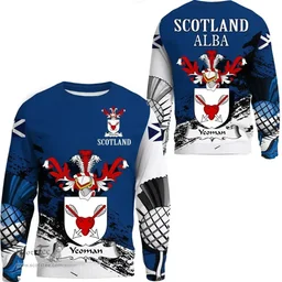 Scottish Yeoman Clan Scottish Family Crest Scotland Alba Thistle Sweatshirt
