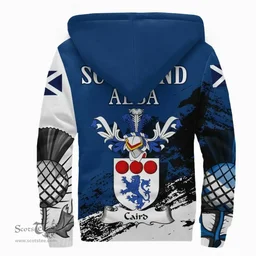 Scottish Caird Clan Scottish Family Crest Scotland Alba Thistle Sherpa Hoodie
