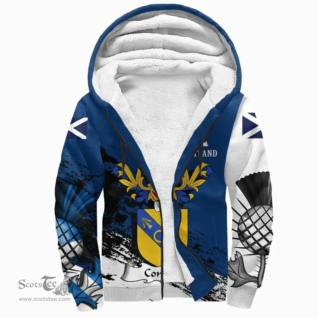 Scottish Comrie Clan Scottish Family Crest Scotland Alba Thistle Sherpa Hoodie