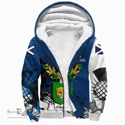 Scottish Libberton Clan Scottish Family Crest Scotland Alba Thistle Sherpa Hoodie