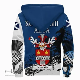 Scottish Kincaid Clan Scottish Family Crest Scotland Alba Thistle Sherpa Hoodie