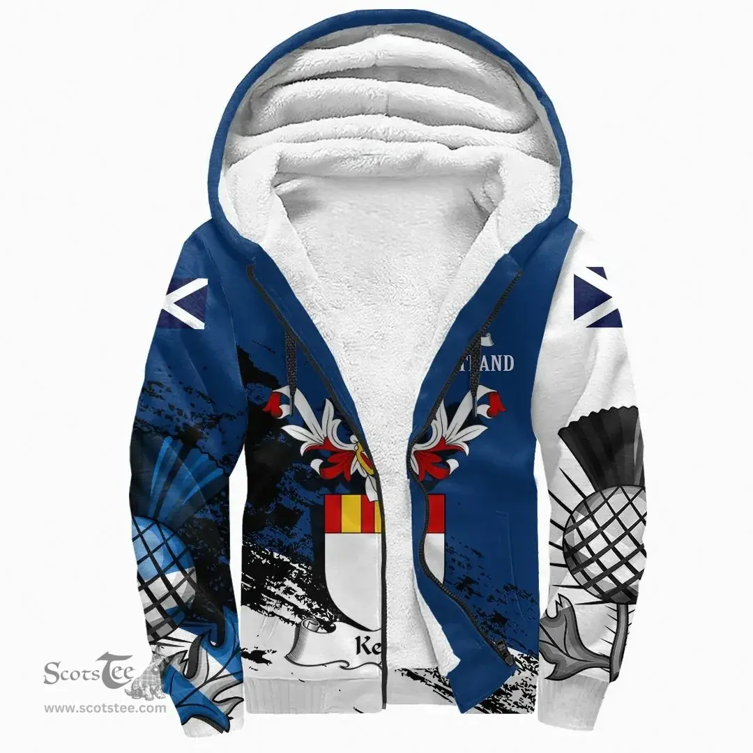 Scottish Keith Clan Scottish Family Crest Scotland Alba Thistle Sherpa Hoodie