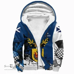 Scottish MacDonald (of the Isles) Clan Scottish Family Crest Scotland Alba Thistle Sherpa Hoodie