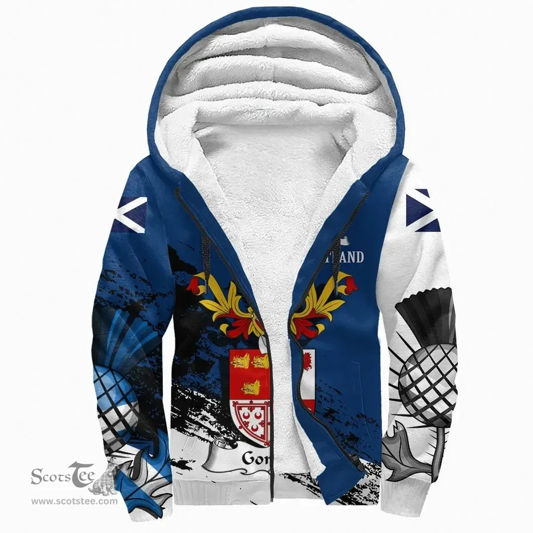 Scottish Gordon Clan Scottish Family Crest Scotland Alba Thistle Sherpa Hoodie
