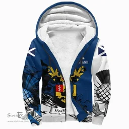 Scottish MacWhirter Clan Scottish Family Crest Scotland Alba Thistle Sherpa Hoodie