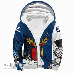 Scottish Torrance Clan Scottish Family Crest Scotland Alba Thistle Sherpa Hoodie