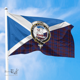 Scottish Home Modern Crest and Scotland Flag Scottish Tartan Flag