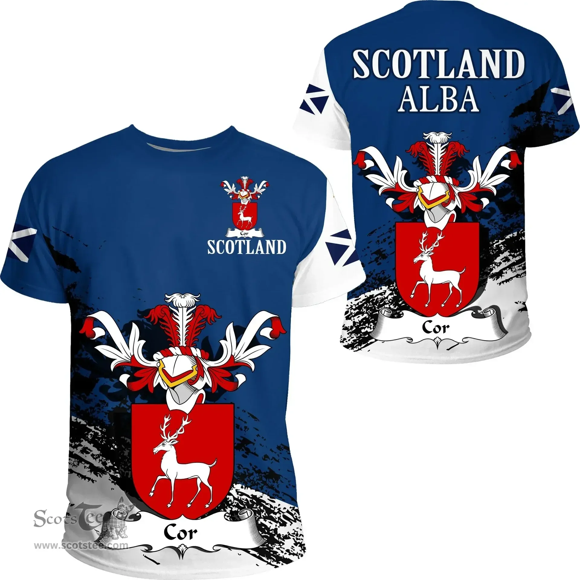 Scottish Cor Clan Scottish Family Crest Scotland Alba Thistle T Shirt