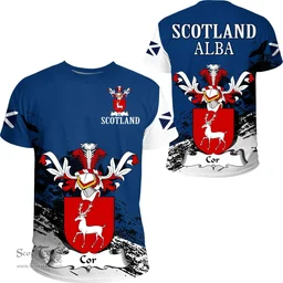 Scottish Cor Clan Scottish Family Crest Scotland Alba Thistle T Shirt