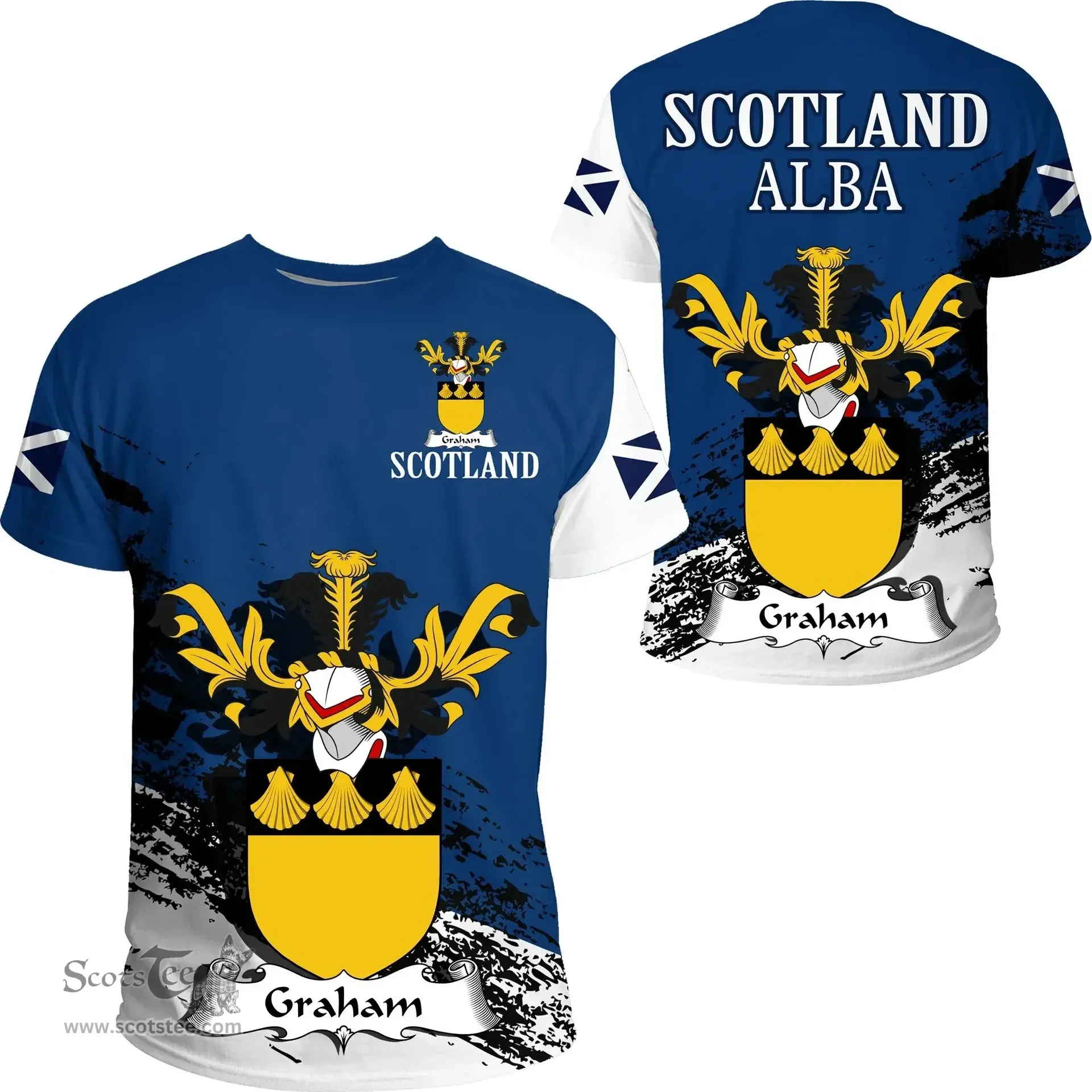 Scottish Graham Clan Scottish Family Crest Scotland Alba Thistle T Shirt